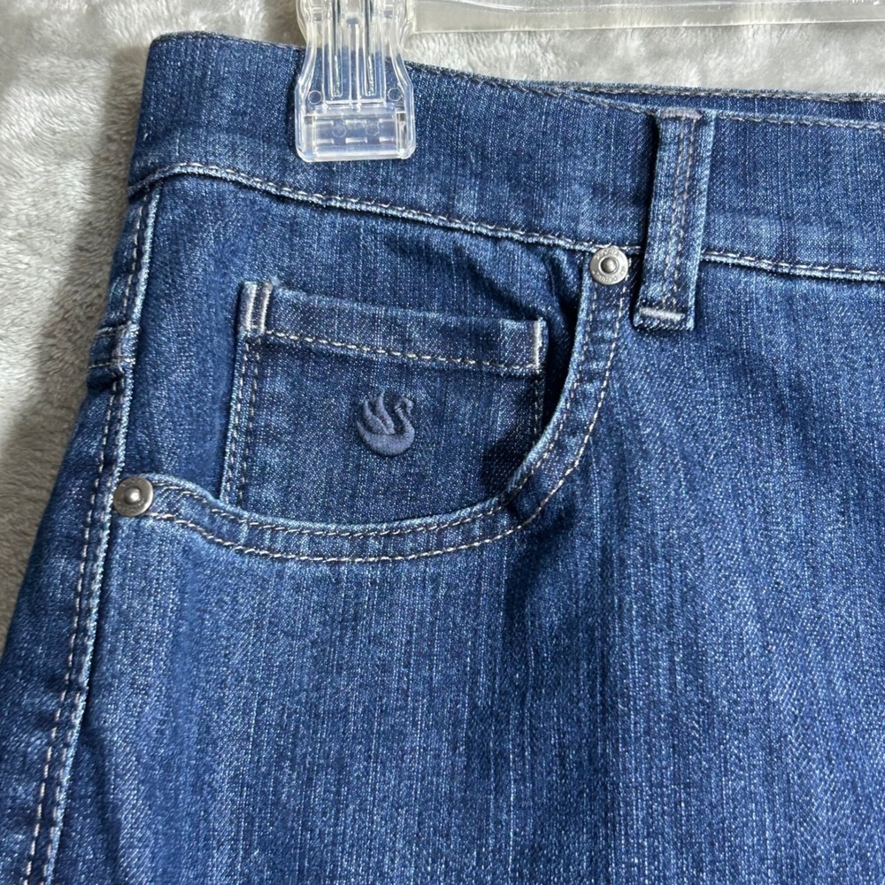 Gloria Vanderbilt Amanda Classic Fit Tapered Jeans Dark Wash Blue 10 Long NEW - Picture 3 of 15